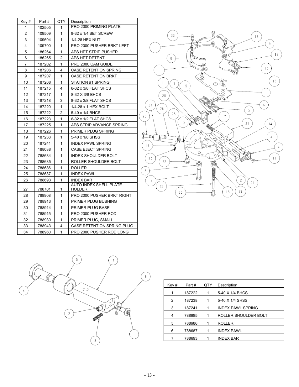 RCBS Pro 2000 Auto Index Reloading Press User Manual | Page 13 / 18