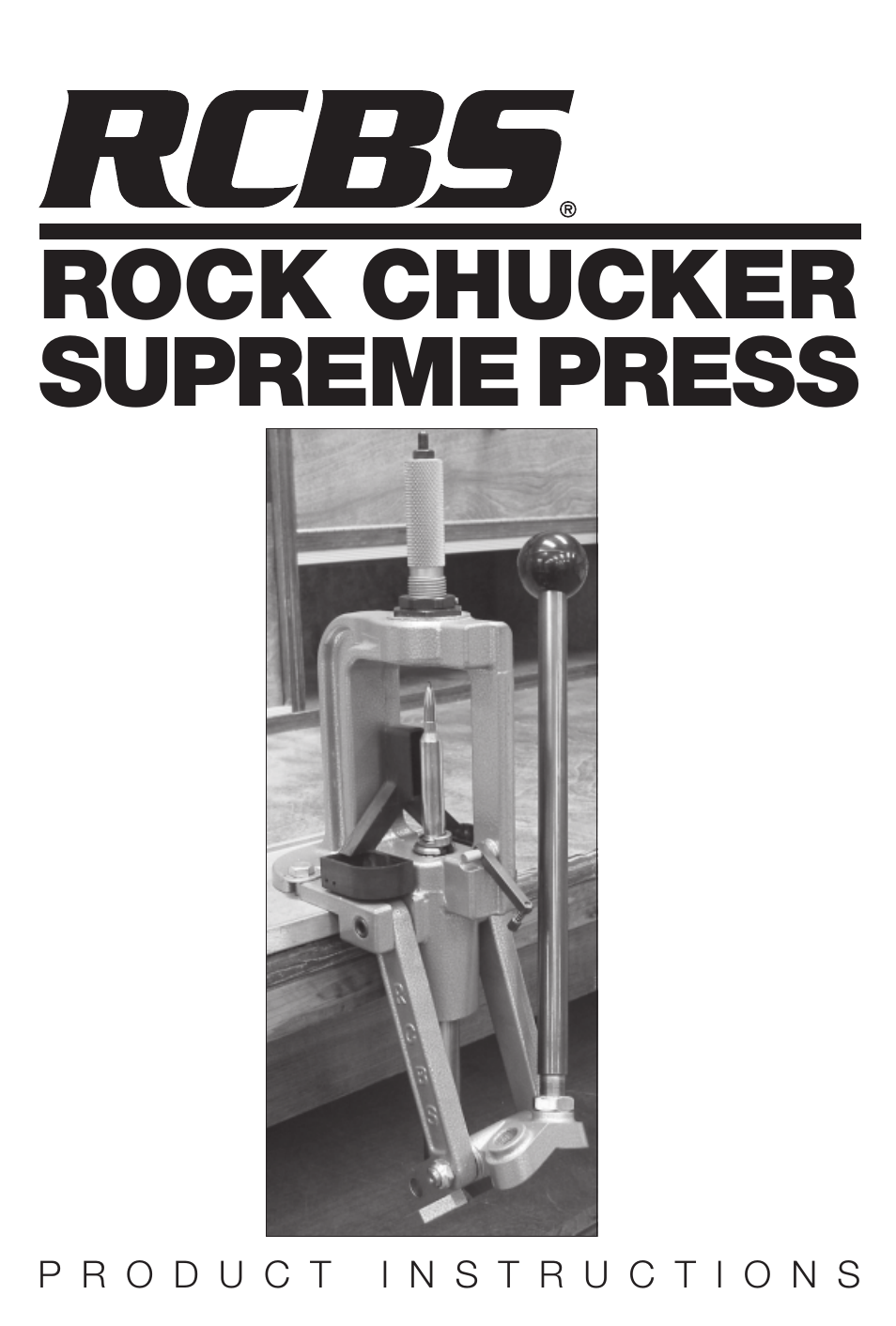 RCBS Rock Chucker Supreme Press User Manual | 8 pages