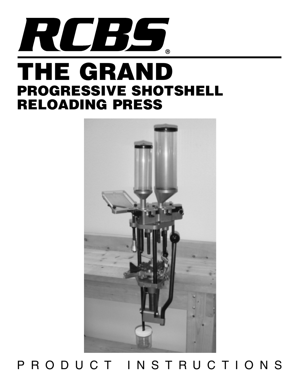 RCBS The Grand User Manual | 20 pages