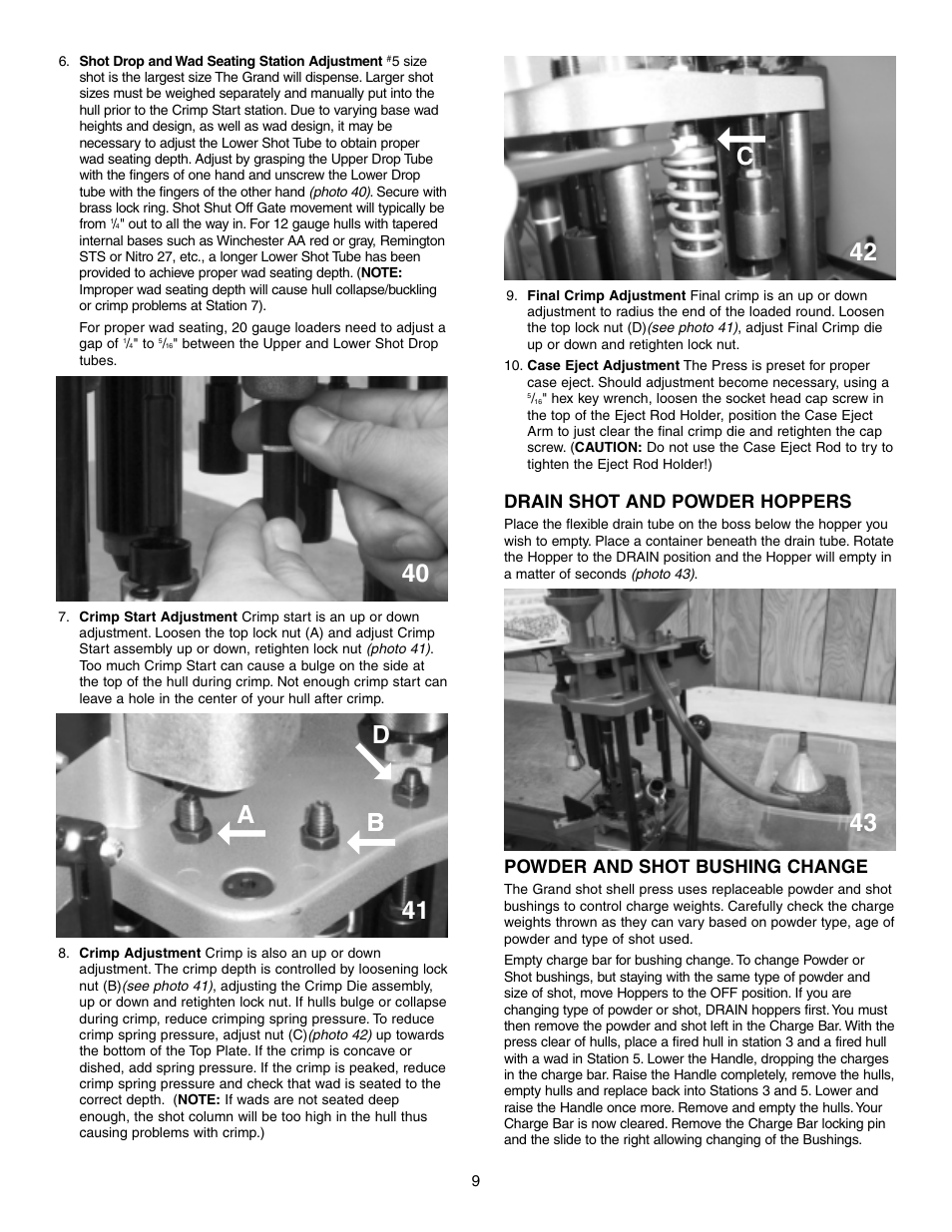 RCBS The Grand User Manual | Page 12 / 20