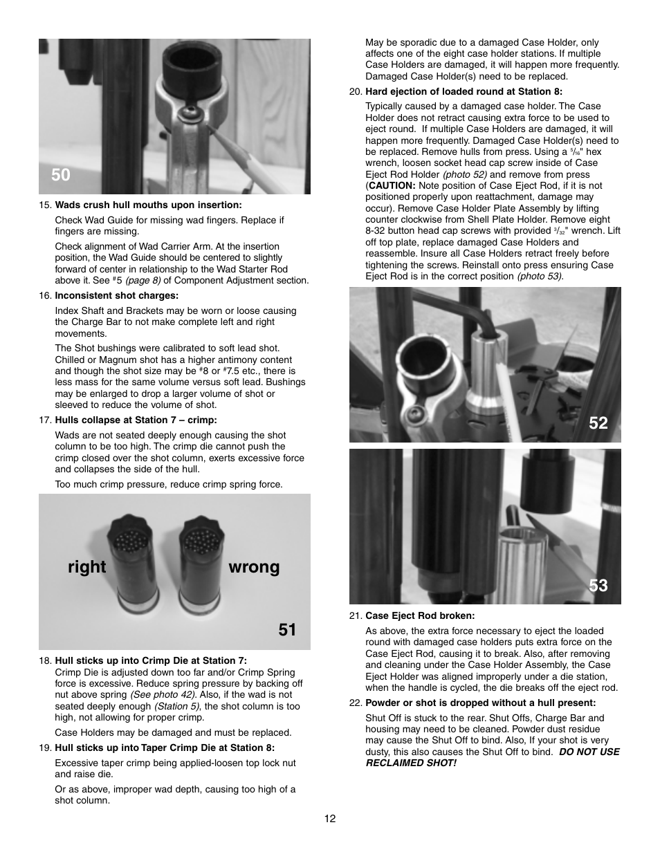 50 51 right wrong | RCBS The Grand User Manual | Page 15 / 20