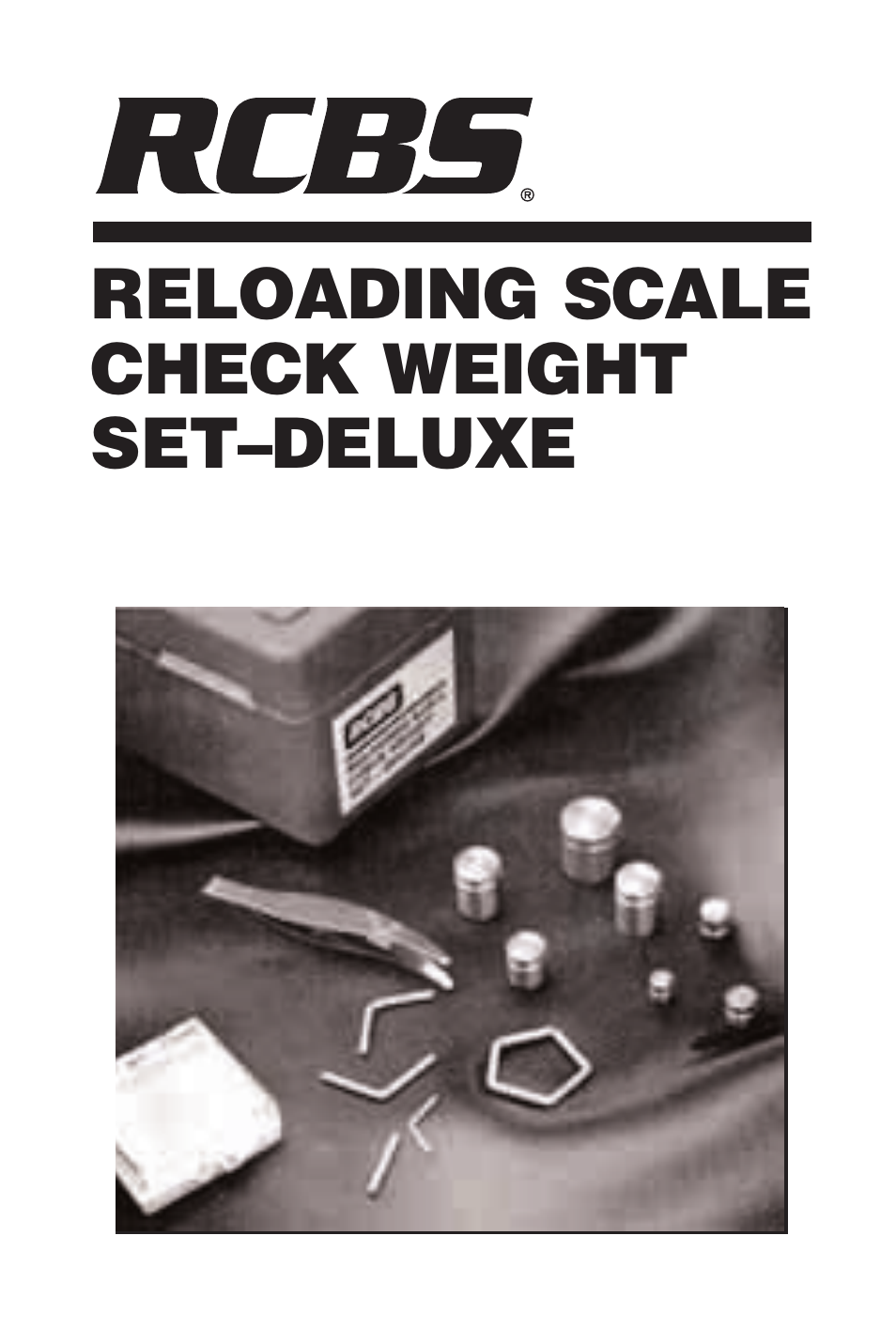 RCBS Reloading Scale Check Weight Set User Manual | 6 pages