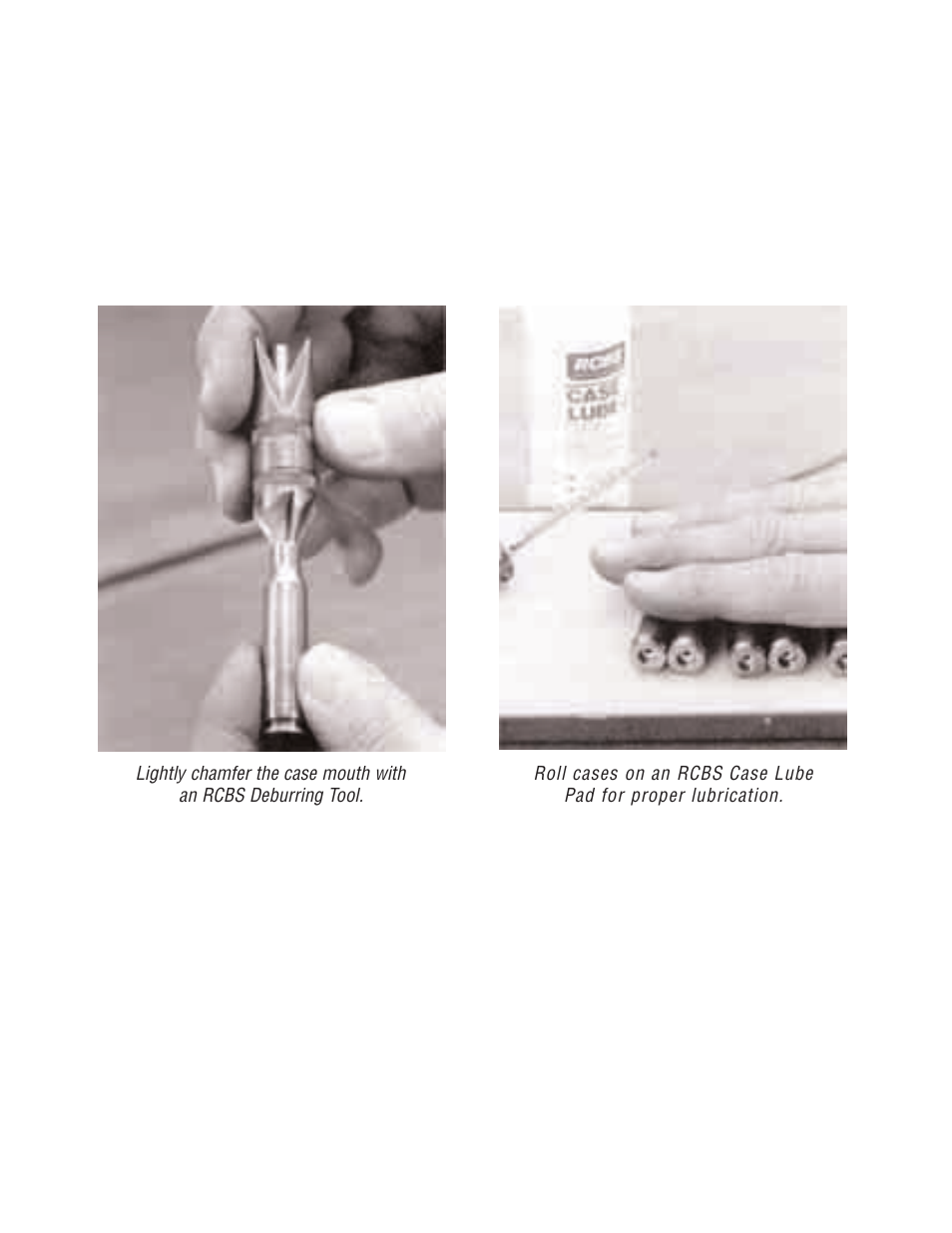 Preparing the cases | RCBS Competition Dies User Manual | Page 8 / 12
