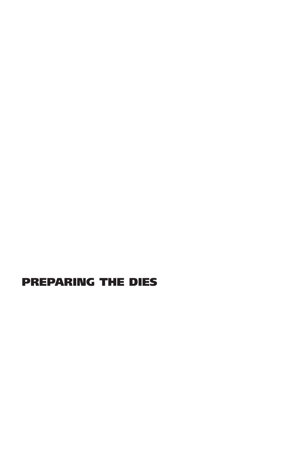 Preparing the dies | RCBS Gold Medal Dies User Manual | Page 5 / 12