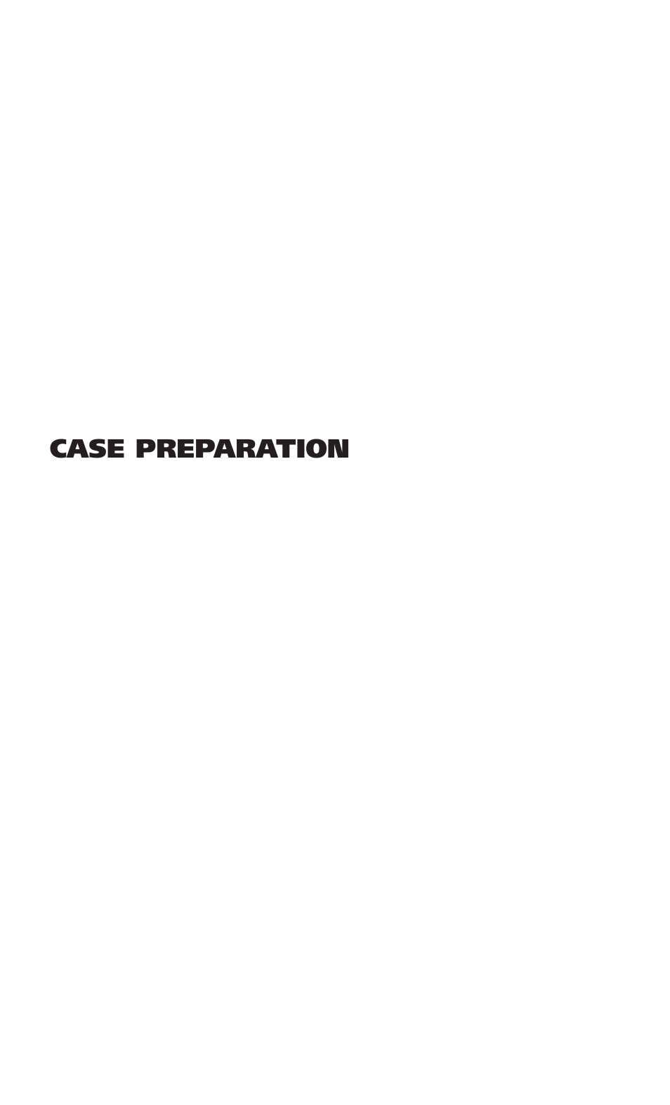 Case preparation | RCBS Gold Medal Dies User Manual | Page 6 / 12