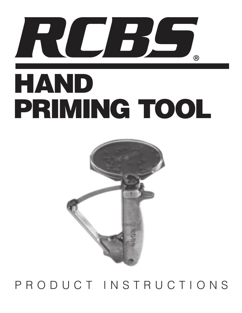 RCBS Hand Priming Tool User Manual | 8 pages