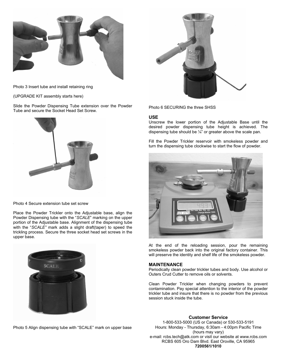 RCBS Powder Trickler 2 User Manual | Page 2 / 2