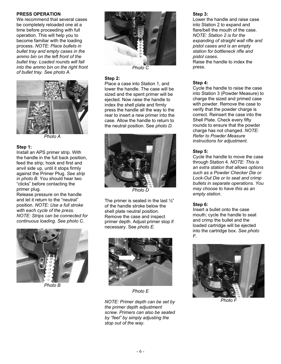 RCBS Pro 2000 Auto Index Upgrade Kit User Manual | Page 6 / 9