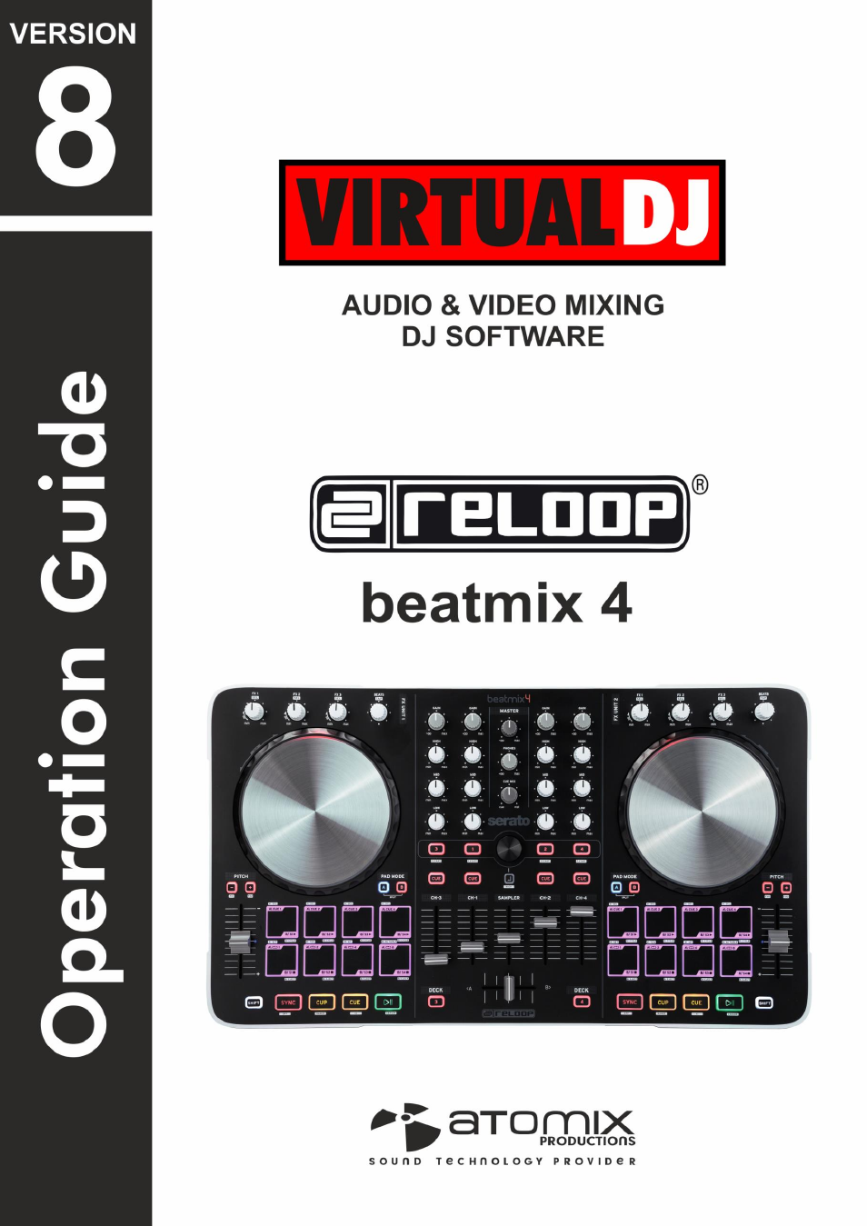 Reloop BEATMIX 4 - VirtualDJ 8 Operation Guide User Manual | 11 pages