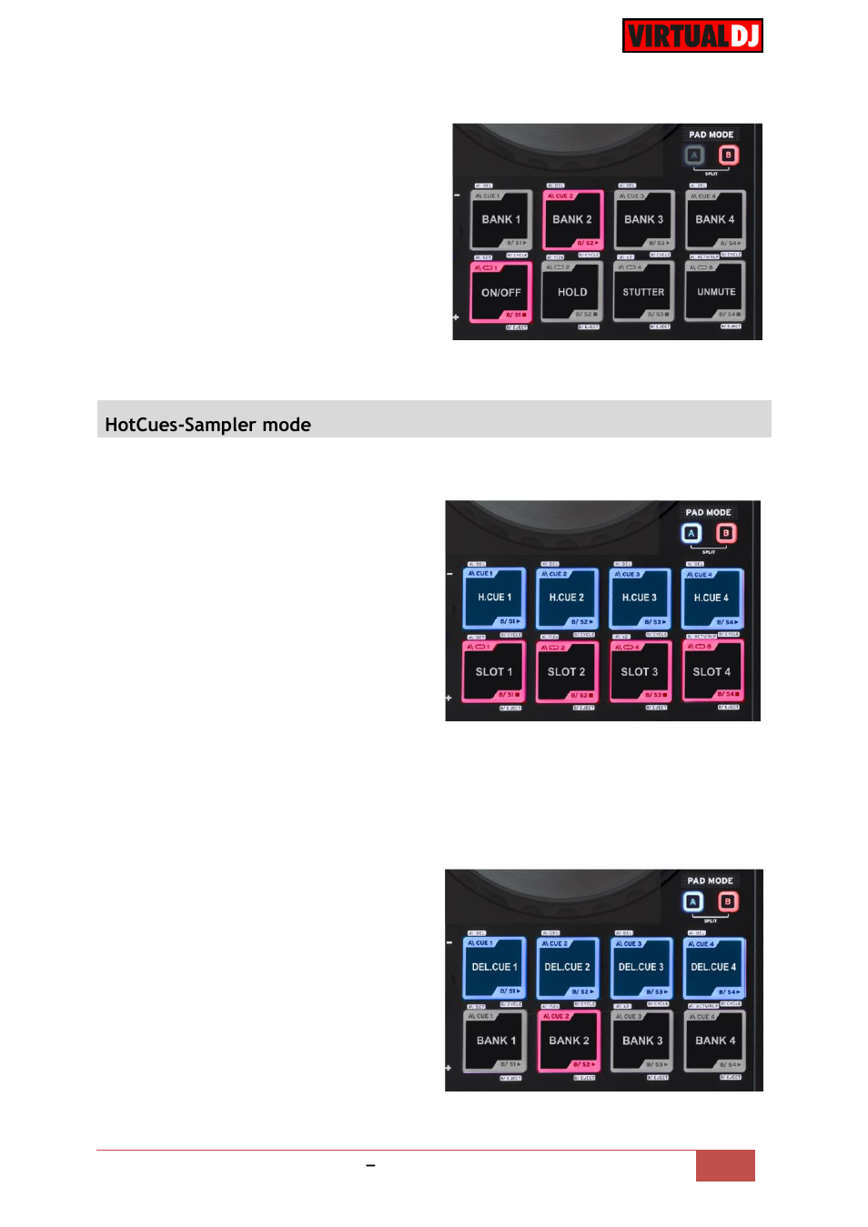 Hotcues-sampler mode | Reloop BEATMIX 4 - VirtualDJ 8 Operation Guide User Manual | Page 9 / 11
