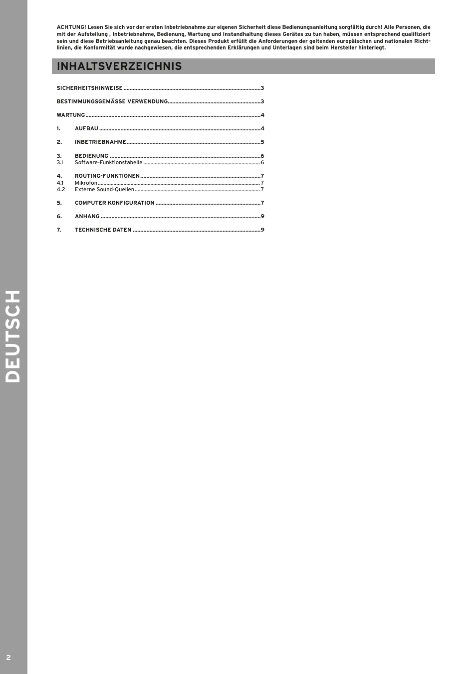 Reloop BEATPAD - Instruction Manual User Manual | Page 2 / 36
