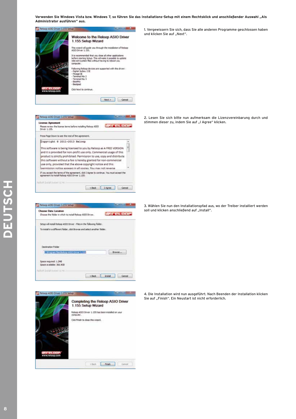 De ut s ch | Reloop BEATPAD - Instruction Manual User Manual | Page 8 / 36