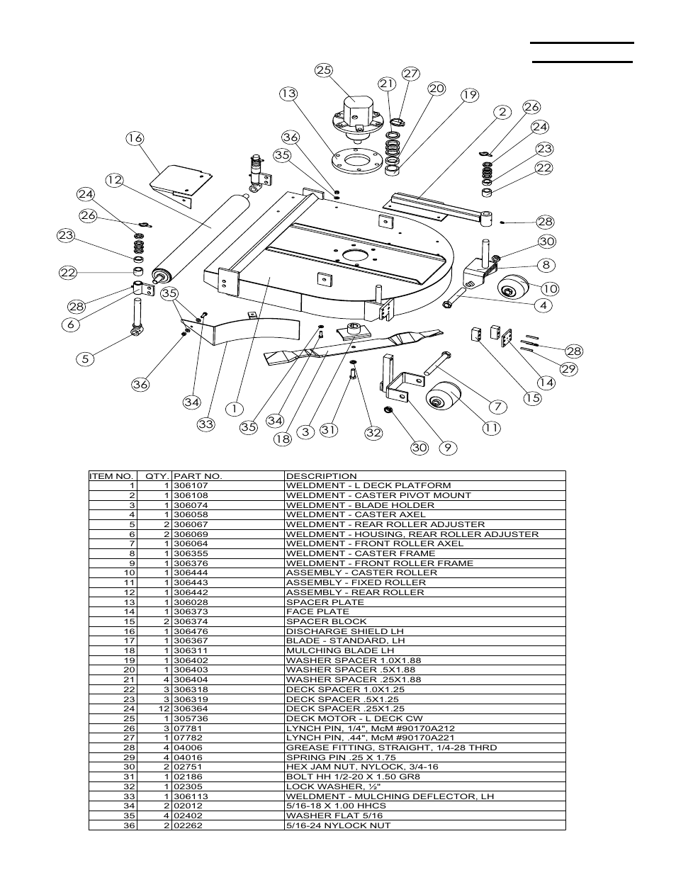 Figure 10—left hand mower assembly, I-trim | Briggs & Stratton MOWER User Manual | Page 51 / 62