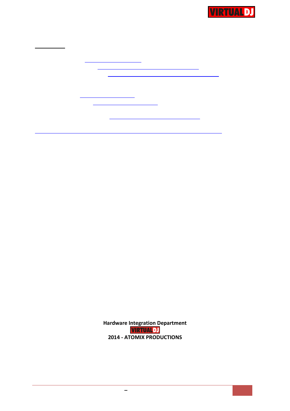 Reloop BEATPAD - VirtualDJ 8 Operation Guide User Manual | Page 14 / 14