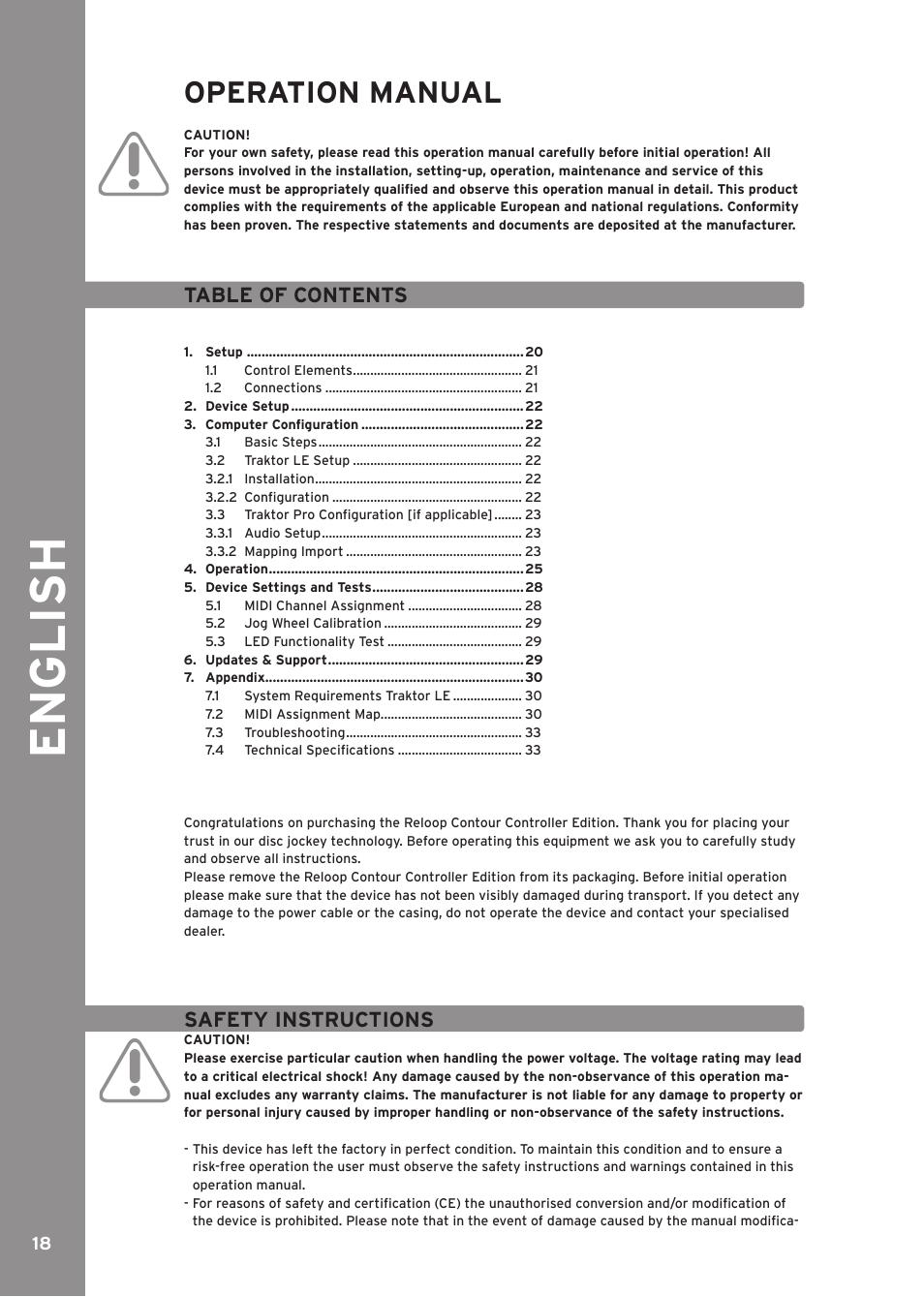 Reloop CONTOUR CONTROLLER EDITION User Manual | Page 18 / 52