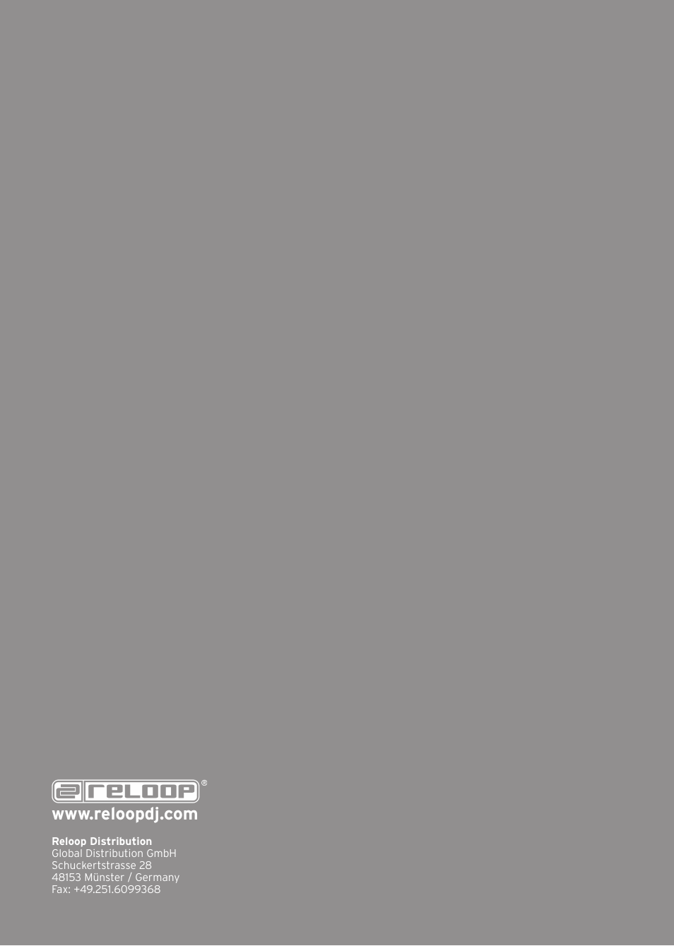 Reloop CONTOUR INTERFACE EDITION User Manual | Page 64 / 64
