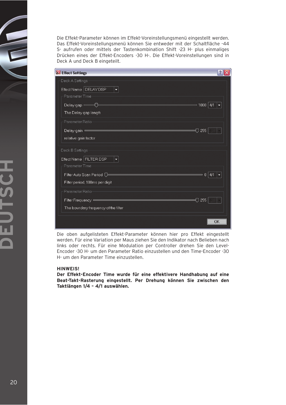 Deut sch | Reloop DIGITAL JOCKEY User Manual | Page 20 / 80