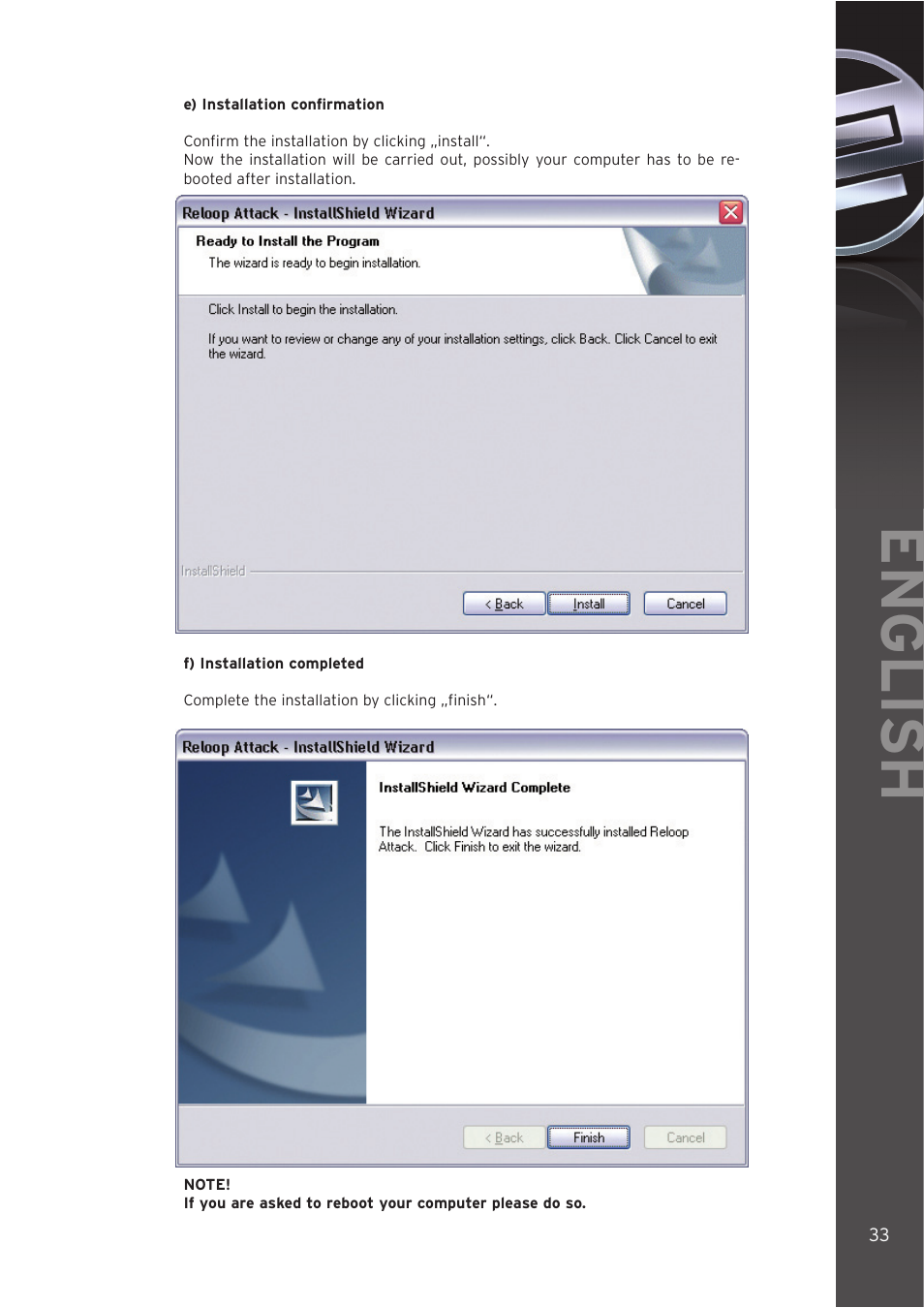 English | Reloop DIGITAL JOCKEY User Manual | Page 33 / 80