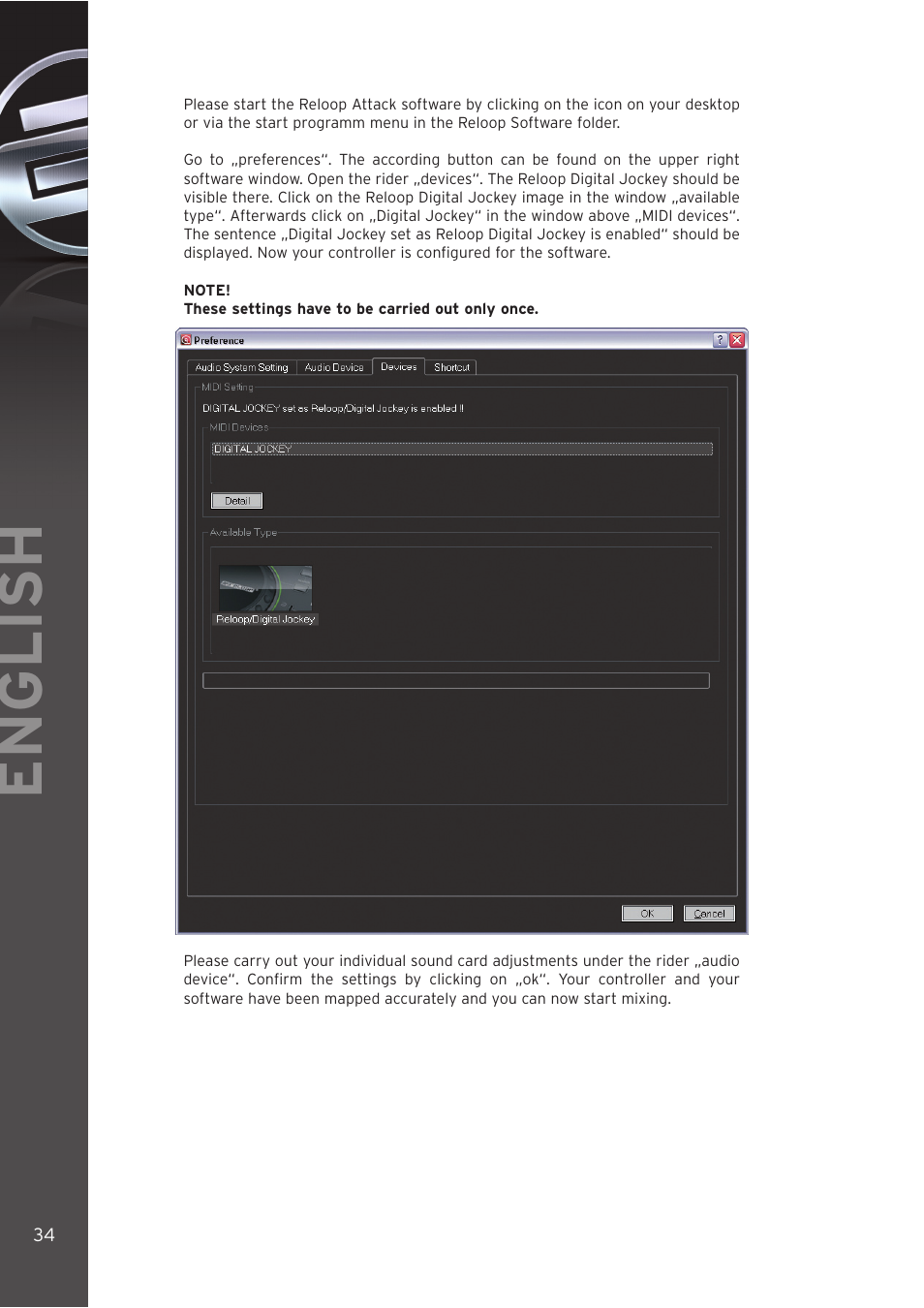 English | Reloop DIGITAL JOCKEY User Manual | Page 34 / 80