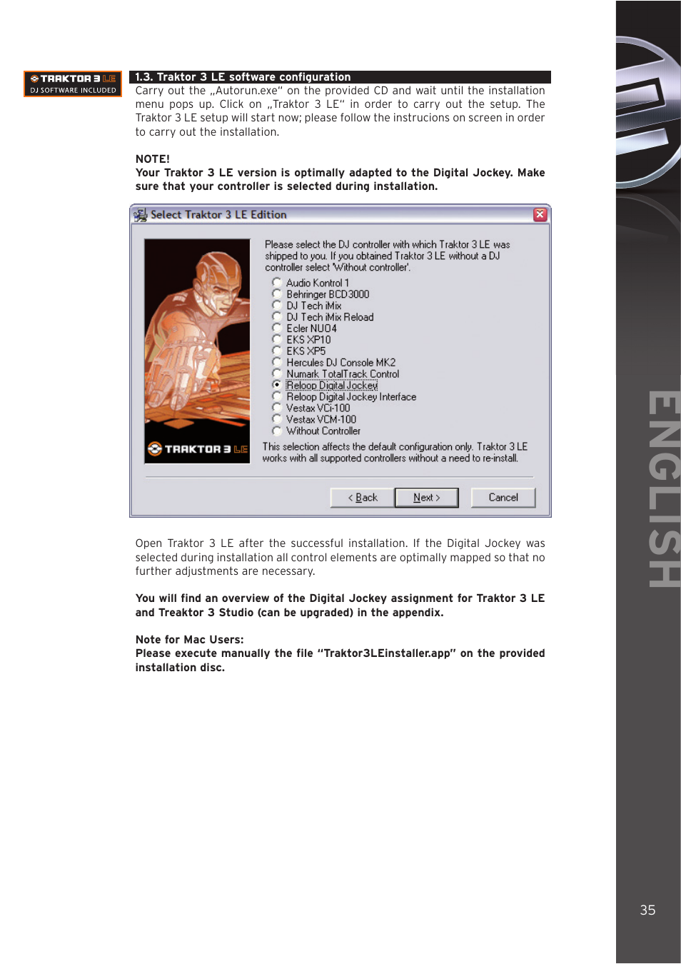 English | Reloop DIGITAL JOCKEY User Manual | Page 35 / 80