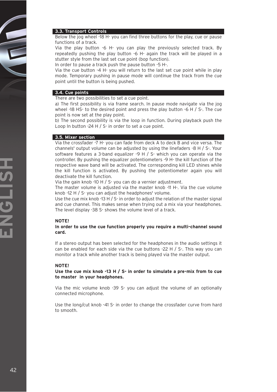 English | Reloop DIGITAL JOCKEY User Manual | Page 42 / 80