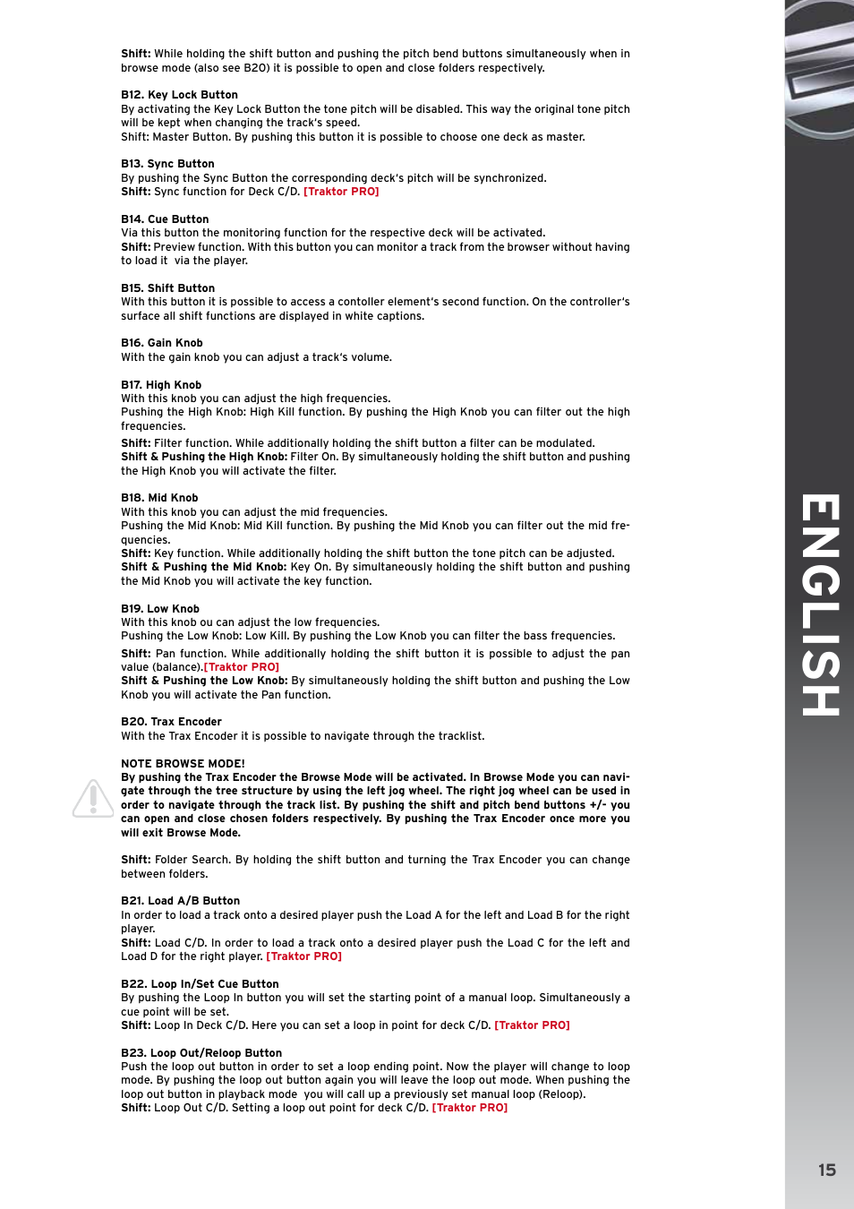 English | Reloop DIGITAL JOCKEY 2 CONTROLLER EDITION User Manual | Page 15 / 24