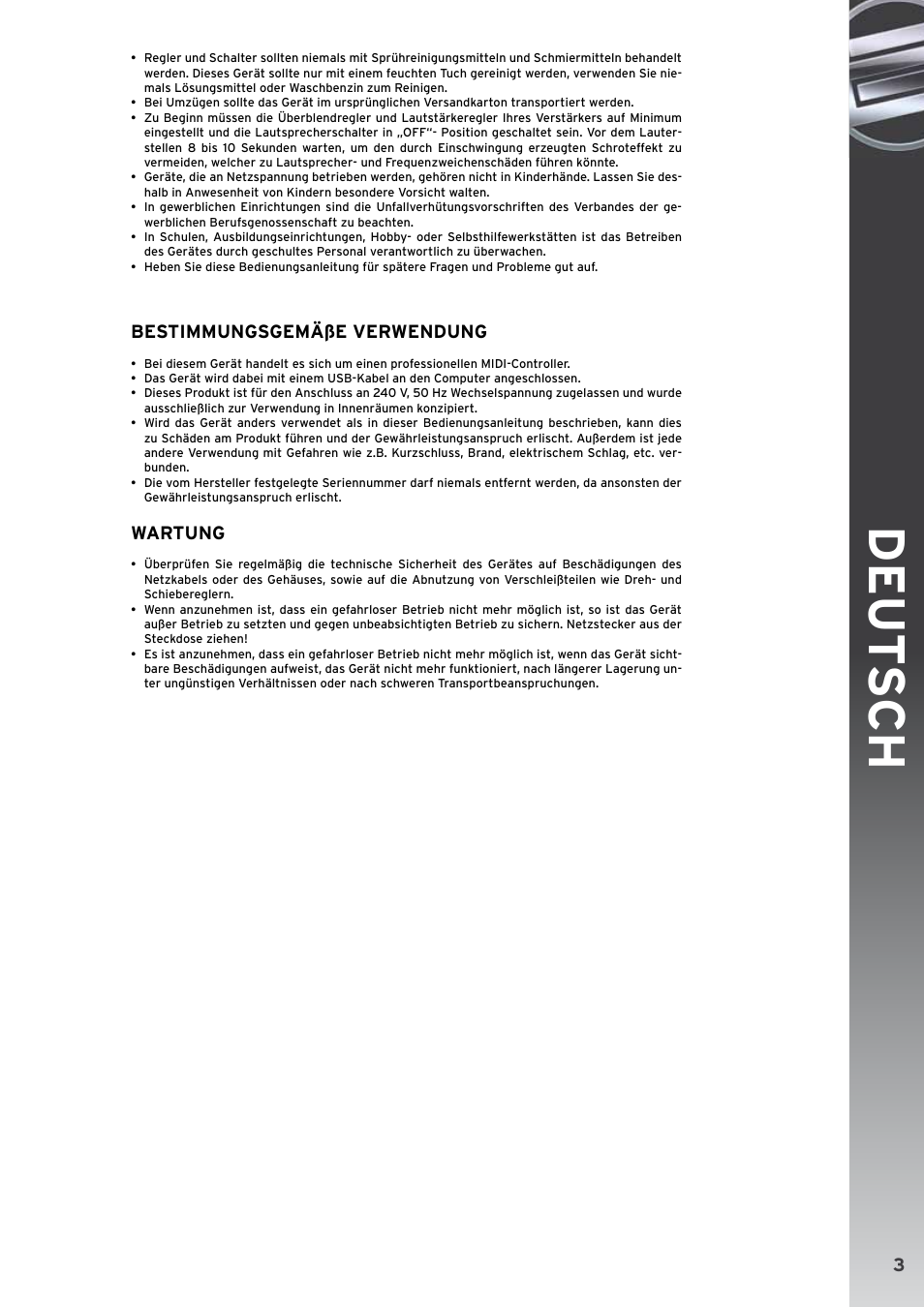 De ut s ch | Reloop DIGITAL JOCKEY 2 CONTROLLER EDITION User Manual | Page 3 / 24