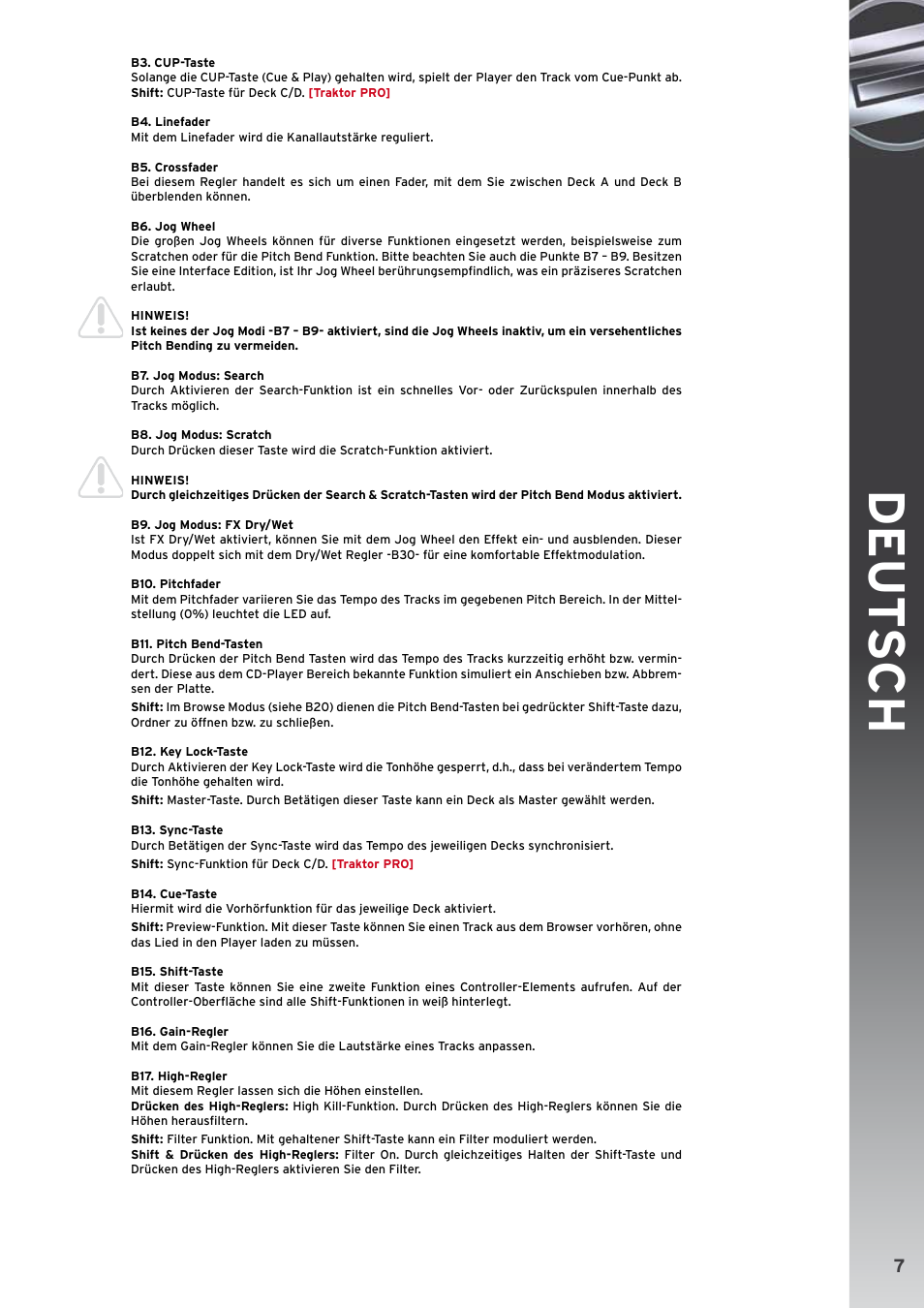 De ut s ch | Reloop DIGITAL JOCKEY 2 CONTROLLER EDITION User Manual | Page 7 / 24