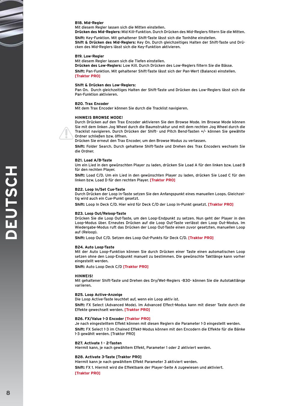 De ut s ch | Reloop DIGITAL JOCKEY 2 CONTROLLER EDITION User Manual | Page 8 / 24