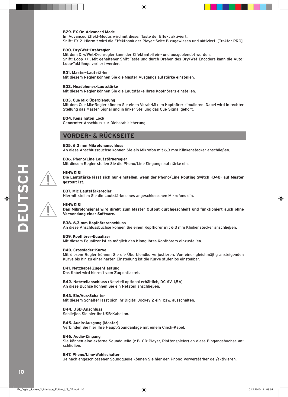 Reloop DIGITAL JOCKEY 2 IE User Manual | Page 10 / 32