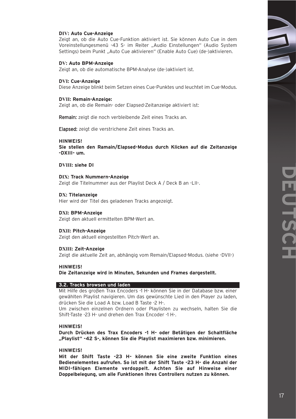 Deut sch | Reloop DIGITAL JOCKEY INTERFACE EDITION User Manual | Page 17 / 86