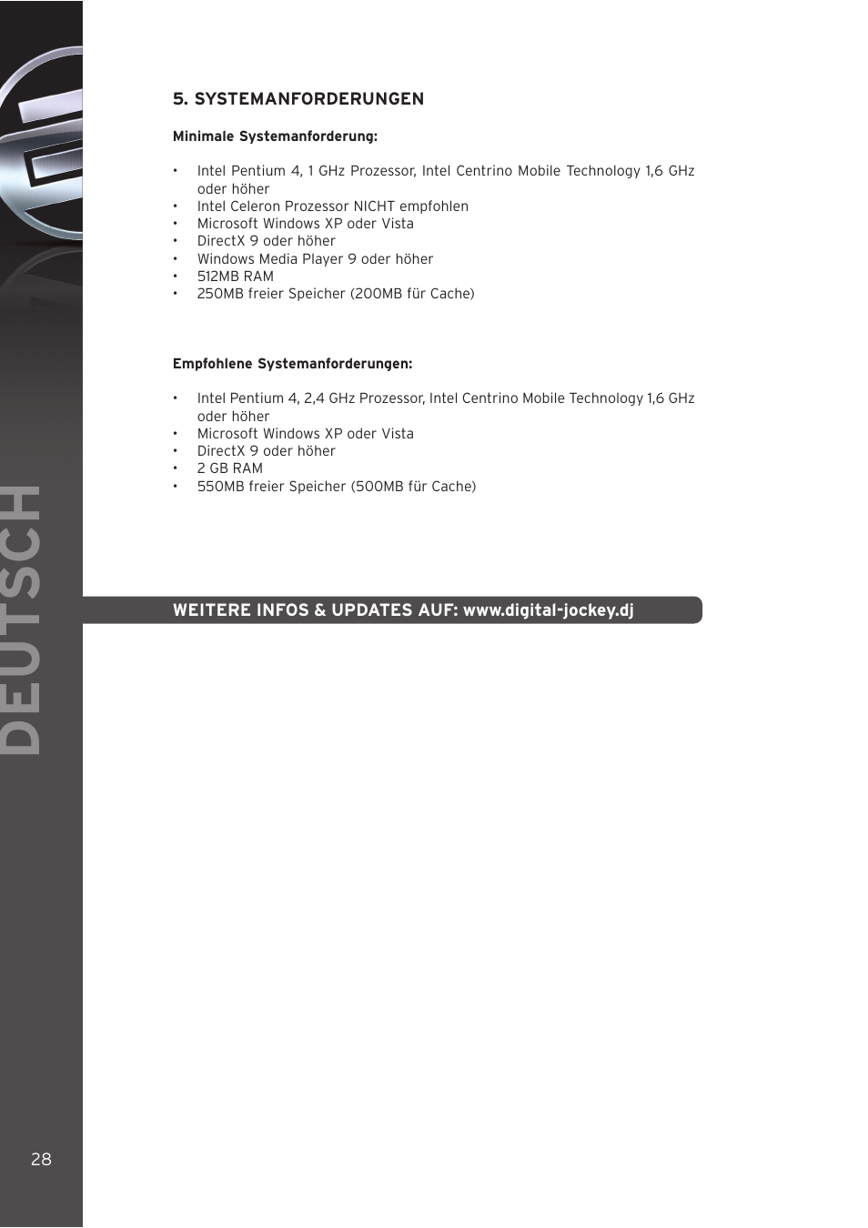 Deut sch | Reloop DIGITAL JOCKEY INTERFACE EDITION User Manual | Page 28 / 86