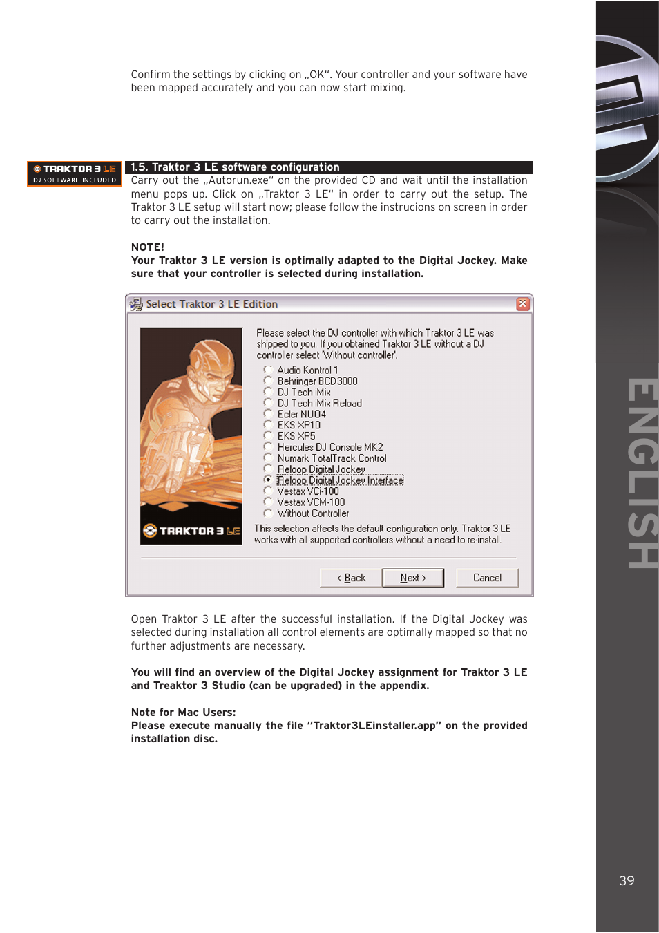 English | Reloop DIGITAL JOCKEY INTERFACE EDITION User Manual | Page 39 / 86