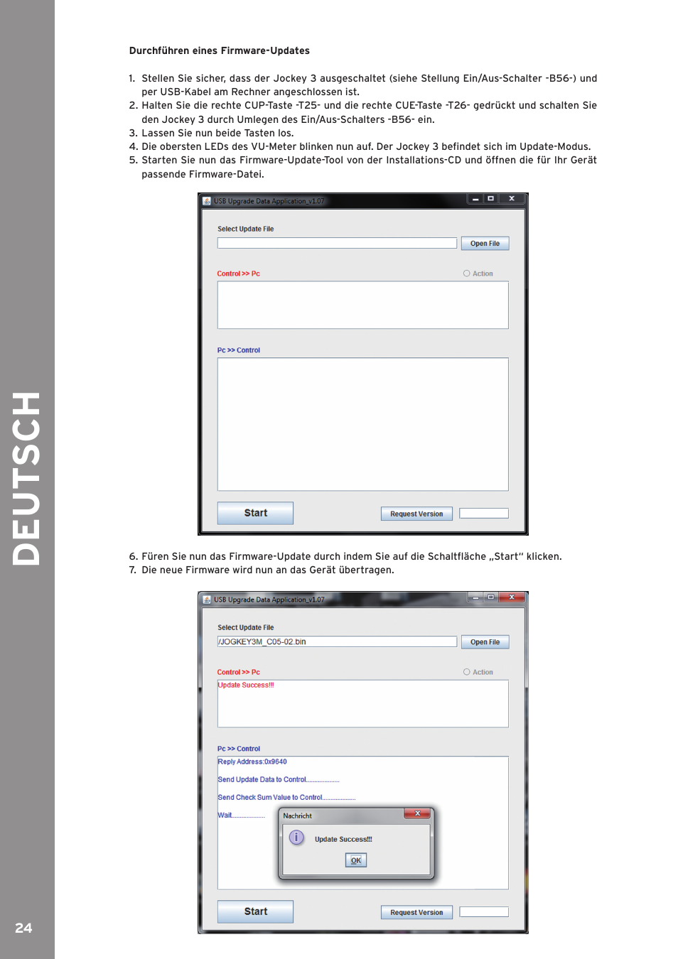 De ut s ch | Reloop JOCKEY 3 ME INKL. TRAKTOR LE 2 User Manual | Page 24 / 89