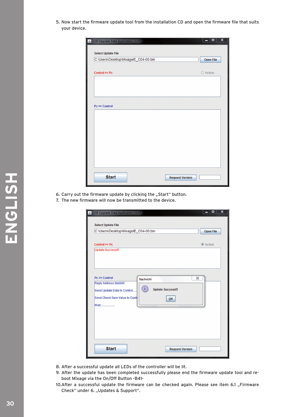 English | Reloop MIXAGE CE LTD. User Manual | Page 30 / 53