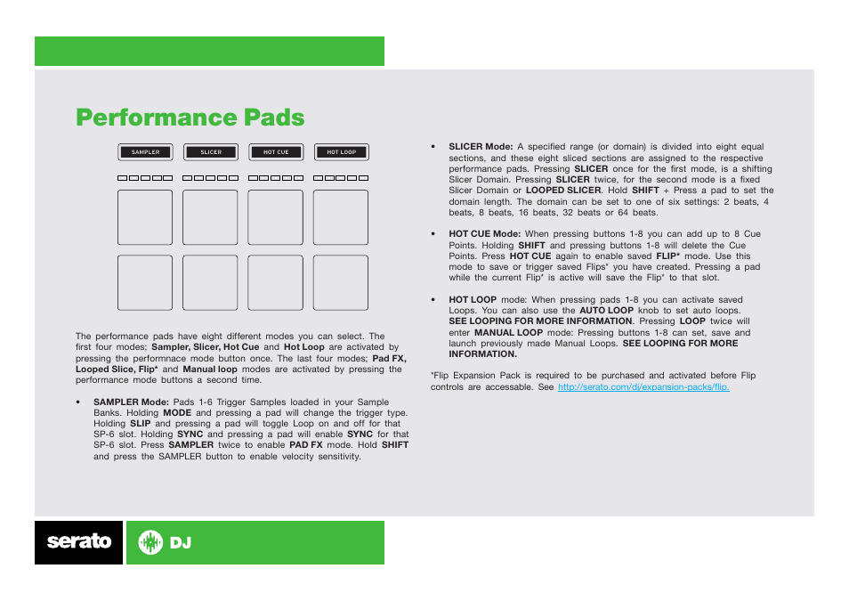 Performance pads | Reloop NEON - Serato Quickstart Guide User Manual | Page 5 / 8