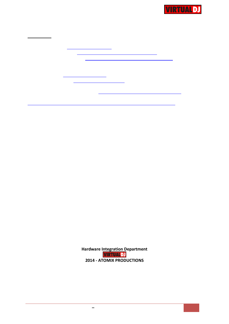 Reloop TERMINAL MIX 4 - VirtualDJ 8 Operation Guide User Manual | Page 15 / 15