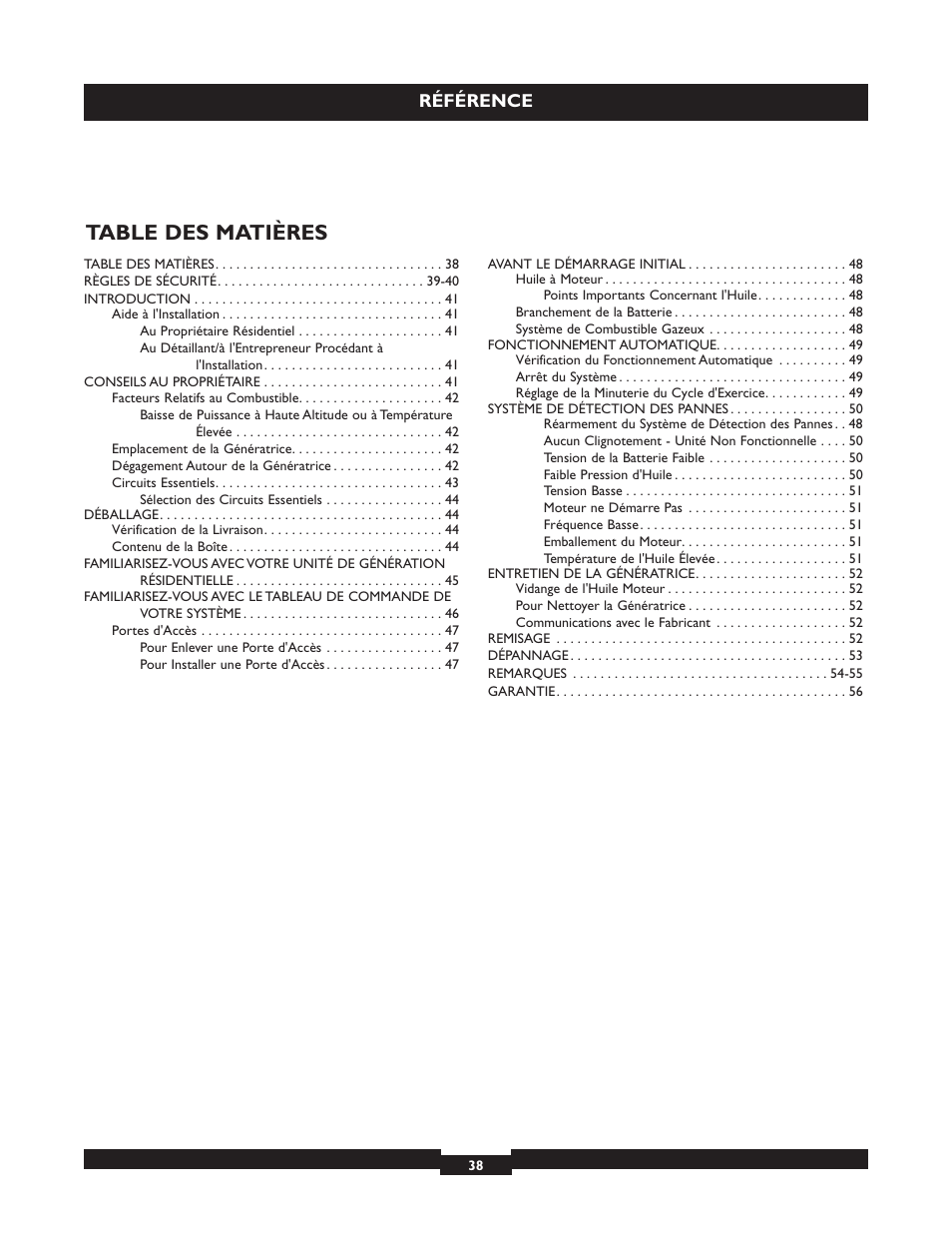 Briggs & Stratton 040213 User Manual | Page 38 / 56