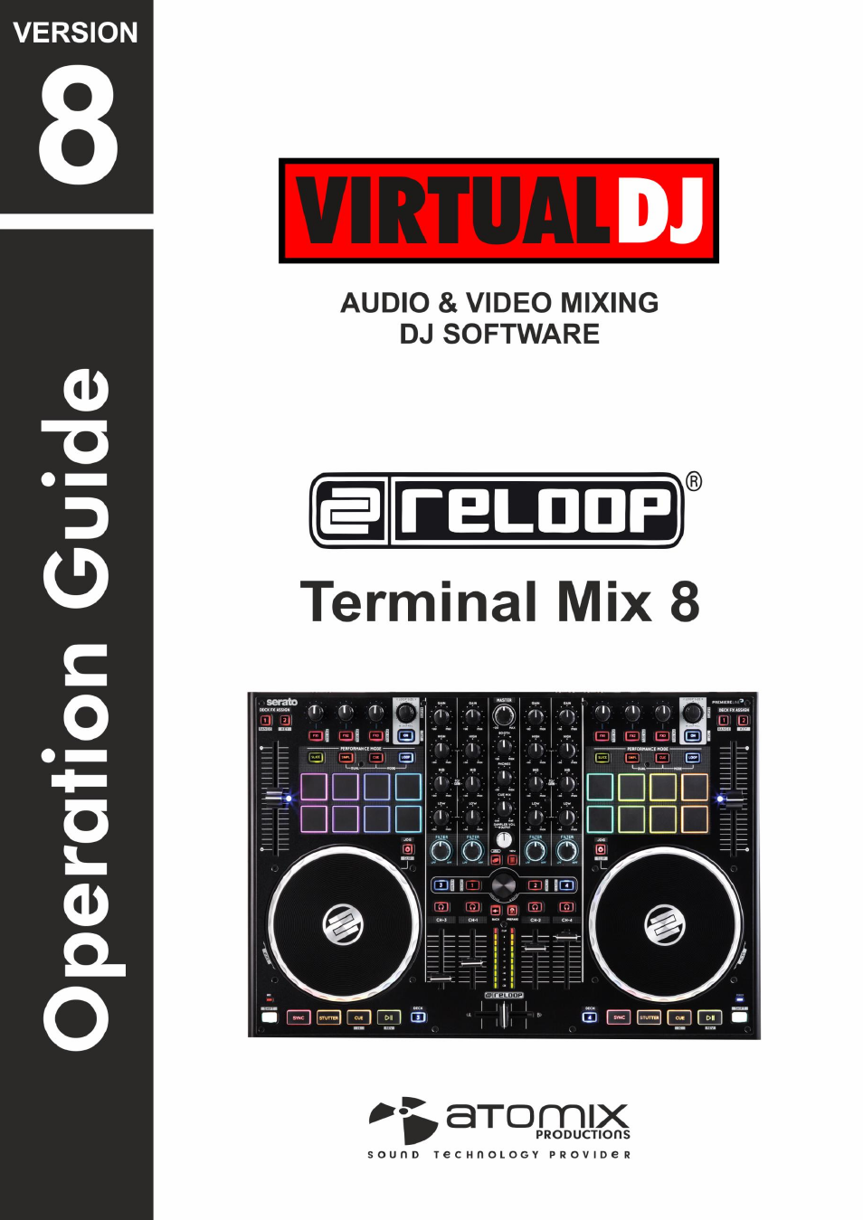 Reloop TERMINAL MIX 8 - VirtualDJ 8 Operation Guide User Manual | 15 pages