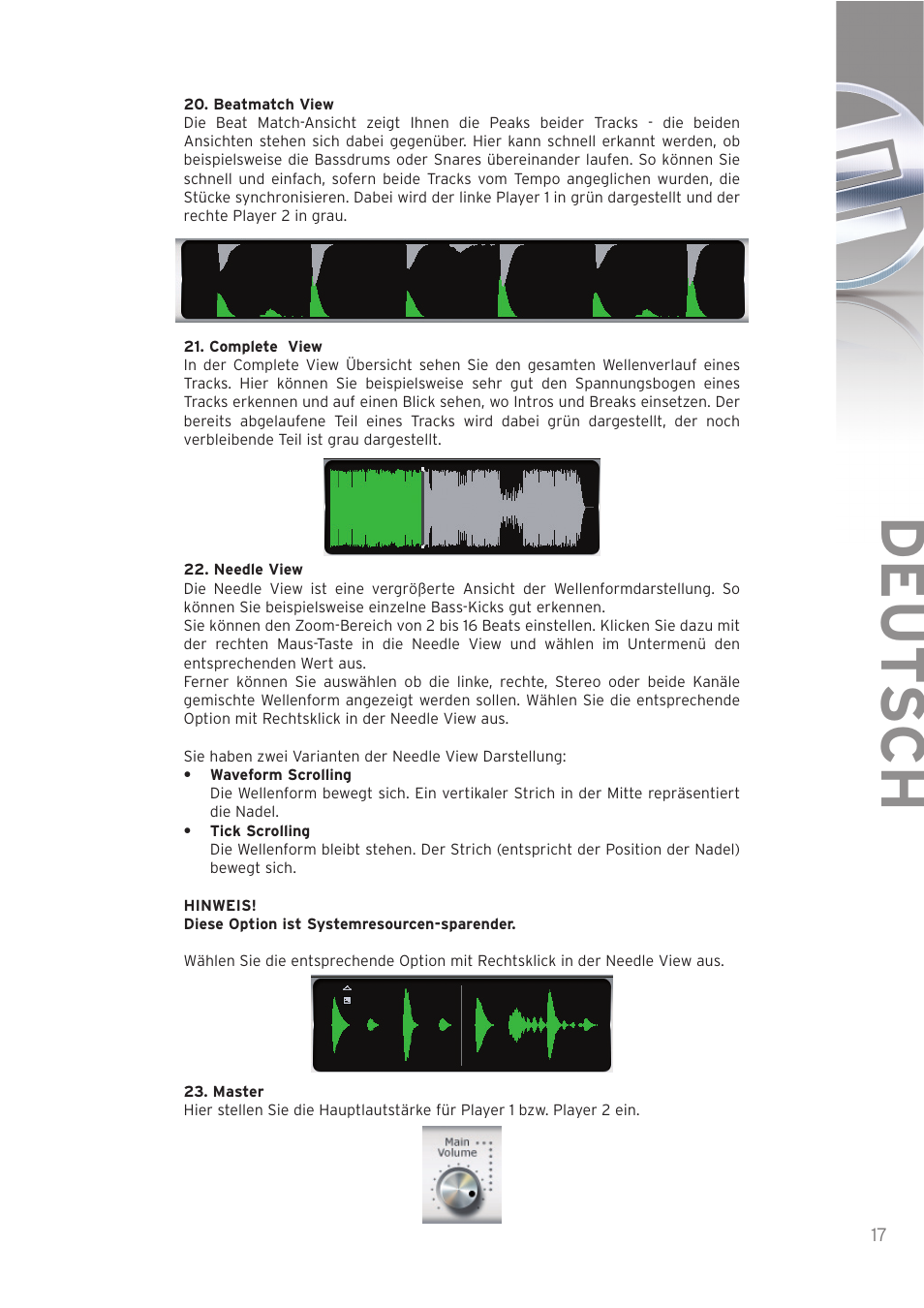 Deut sch | Reloop SPIN! User Manual | Page 17 / 140