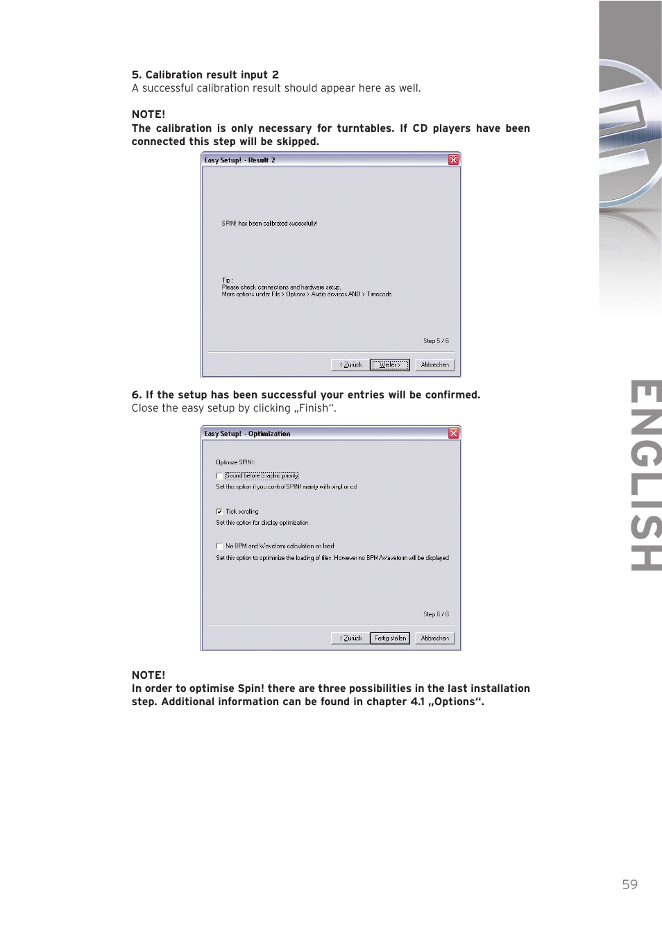 English | Reloop SPIN! User Manual | Page 59 / 140