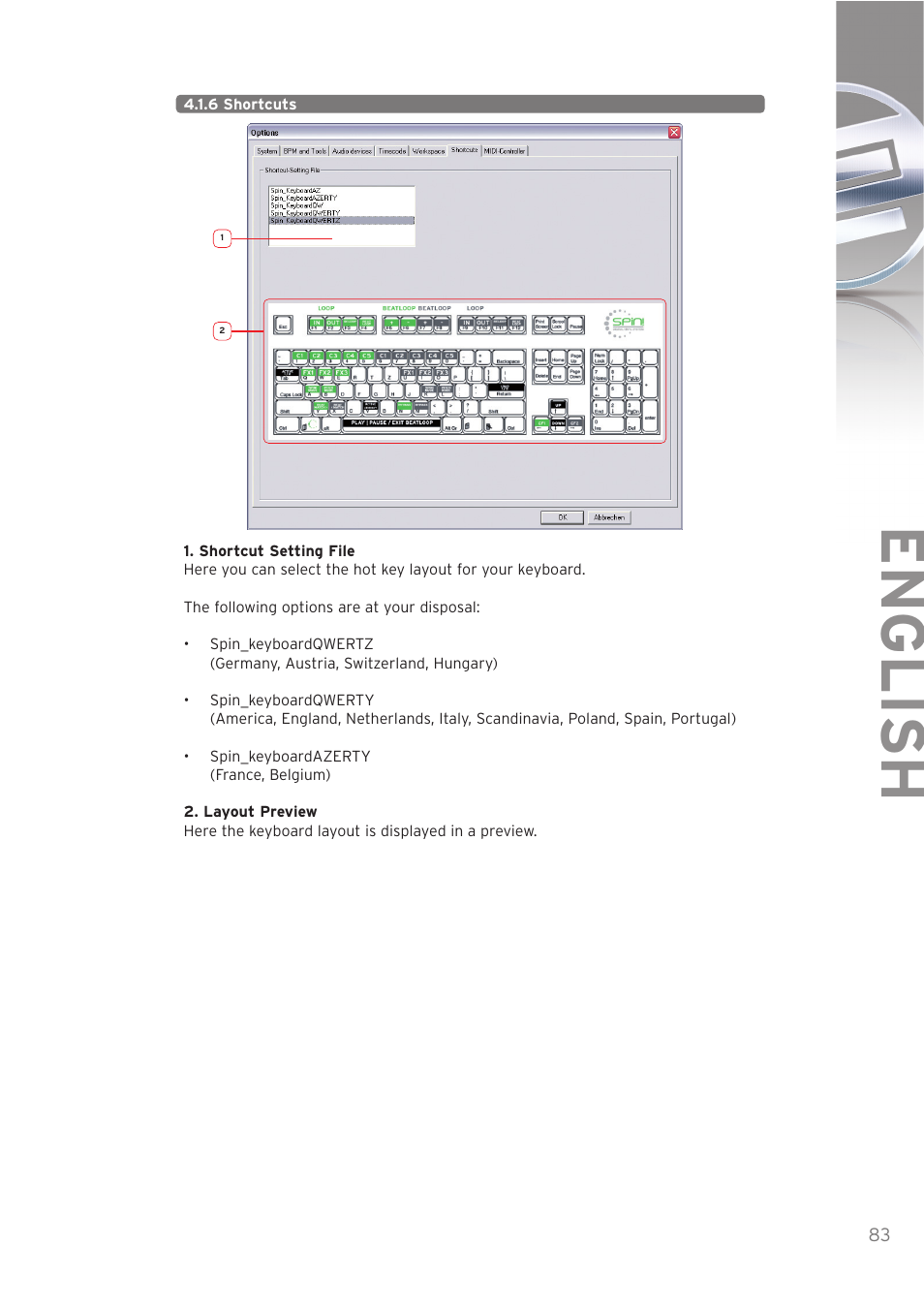English | Reloop SPIN! User Manual | Page 83 / 140