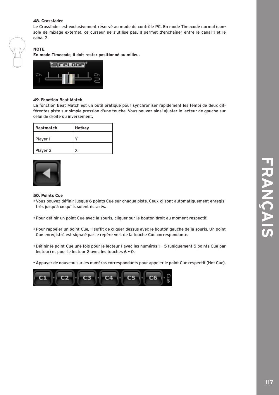 Fr an ç ais | Reloop SPIN!2 User Manual | Page 117 / 139