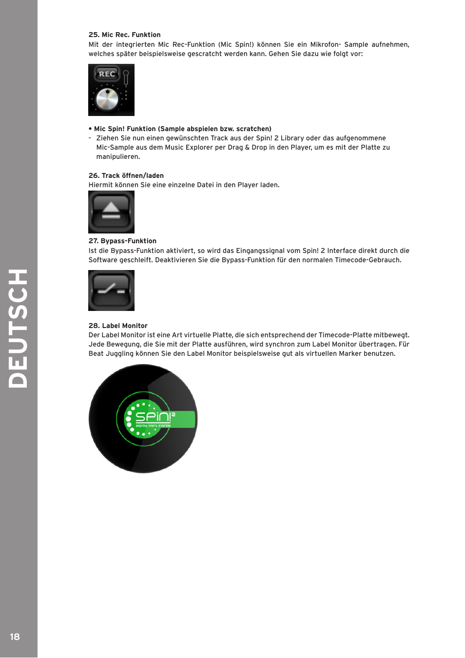 De ut s ch | Reloop SPIN!2 User Manual | Page 18 / 139