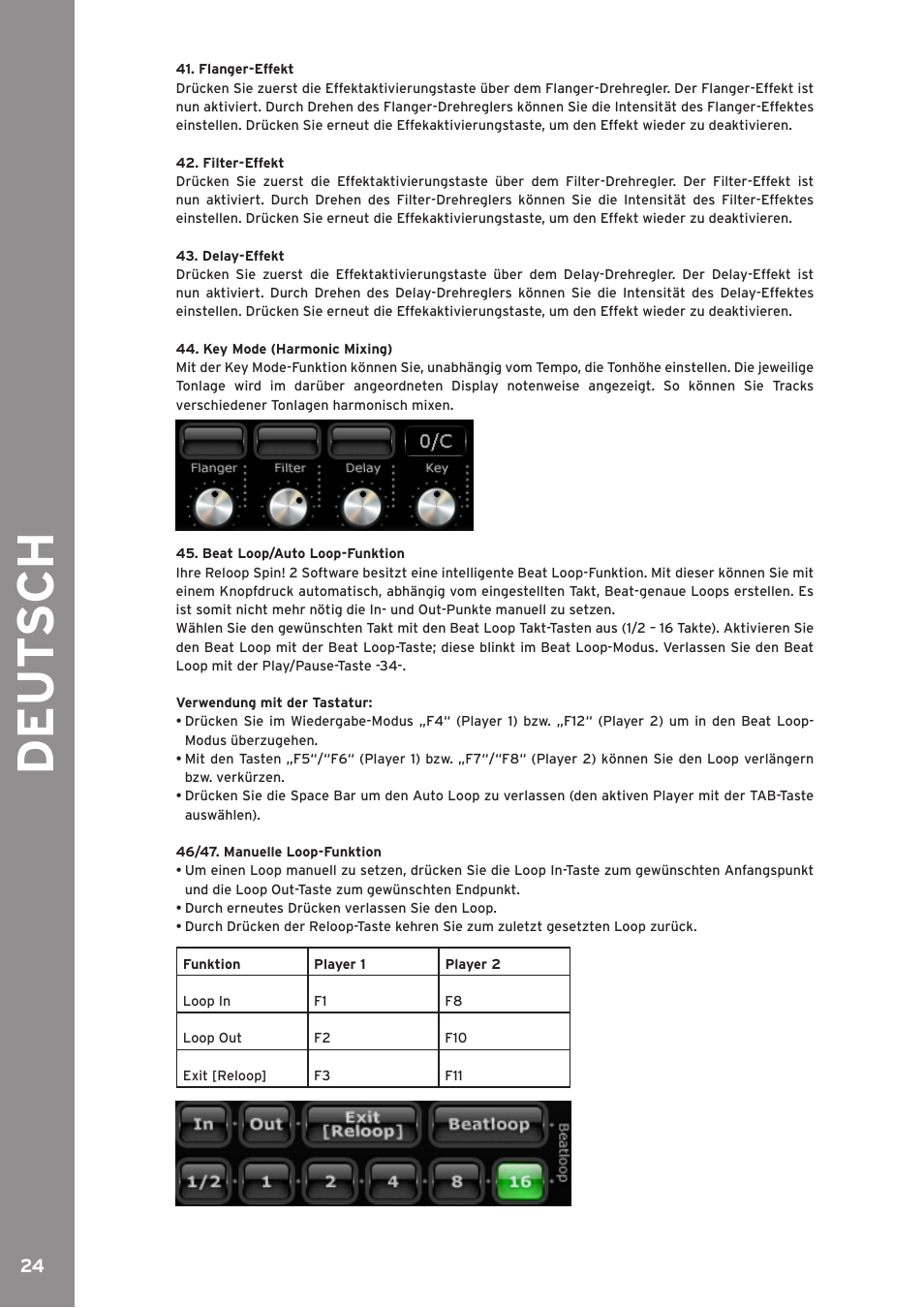 De ut s ch | Reloop SPIN!2 User Manual | Page 24 / 139