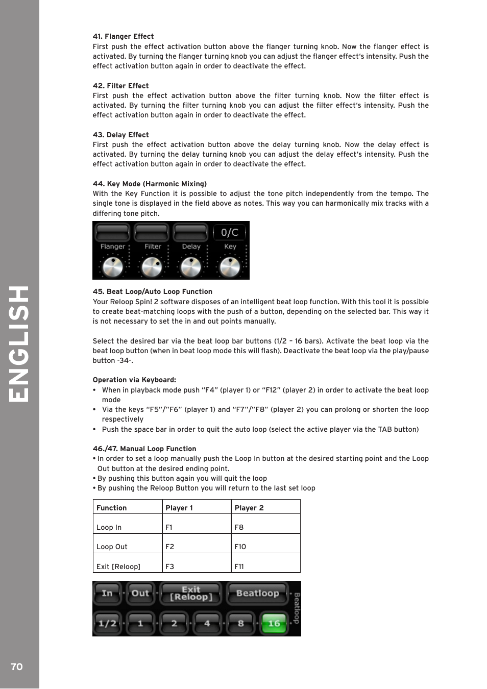 English | Reloop SPIN!2 User Manual | Page 70 / 139