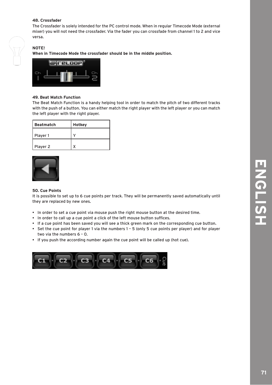 English | Reloop SPIN!2 User Manual | Page 71 / 139