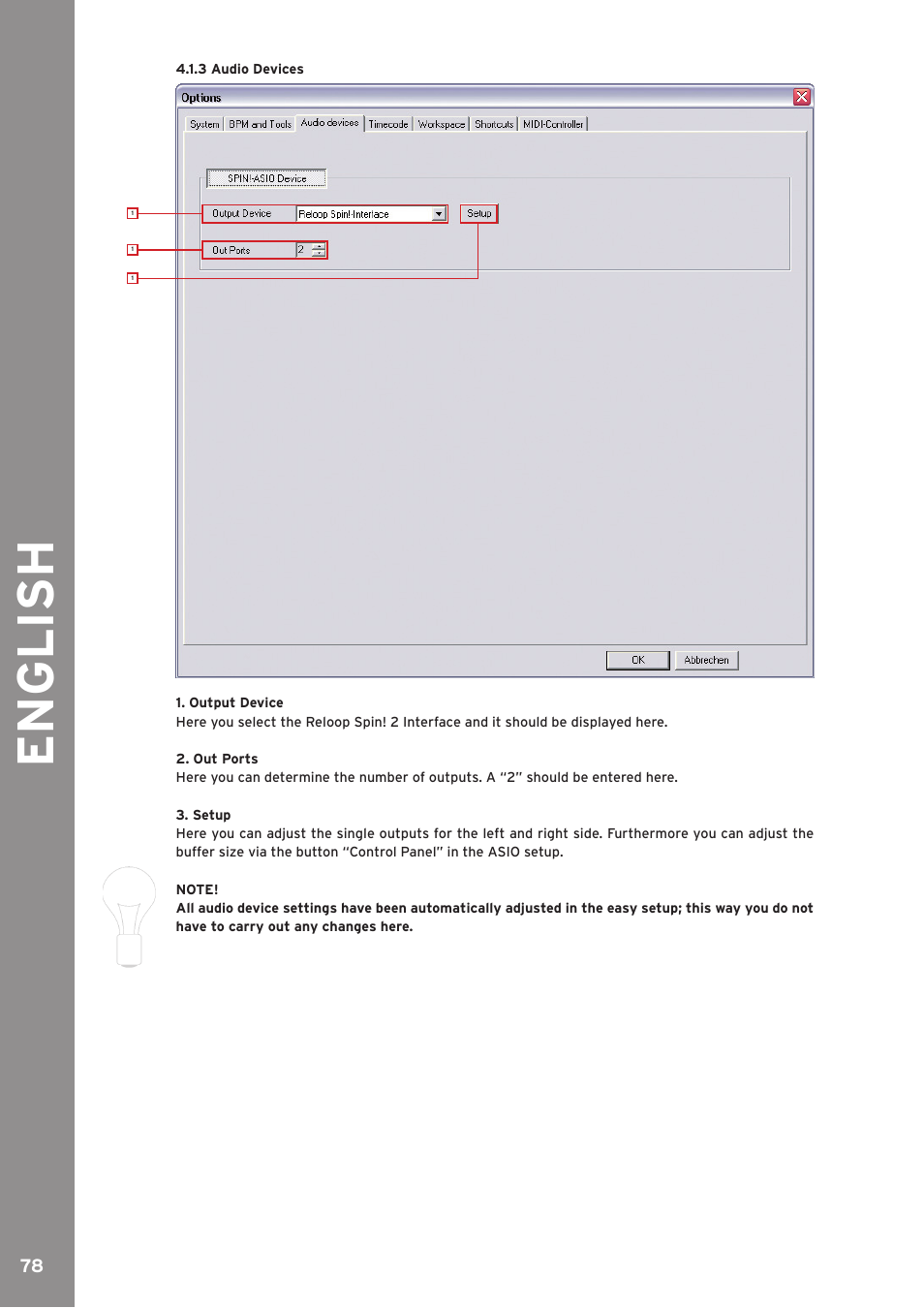 English | Reloop SPIN!2 User Manual | Page 78 / 139