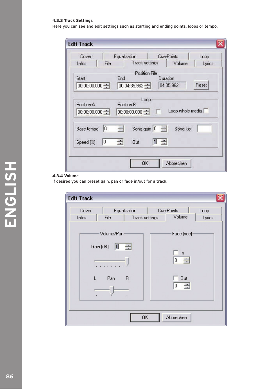 English | Reloop SPIN!2 User Manual | Page 86 / 139