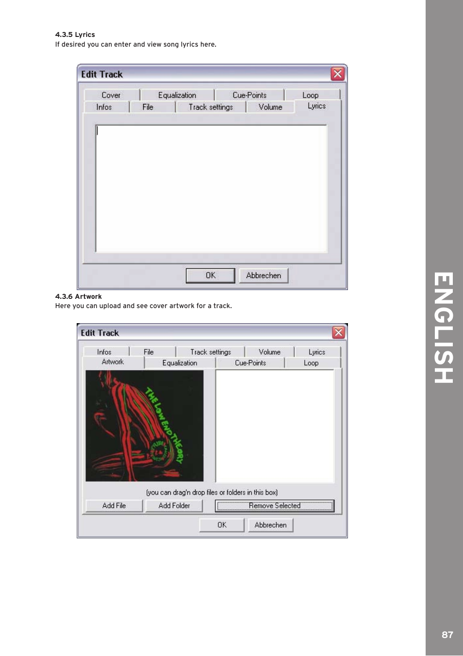 English | Reloop SPIN!2 User Manual | Page 87 / 139